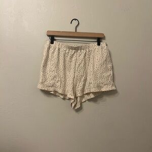 Pointelle Floral Lounge Shorts